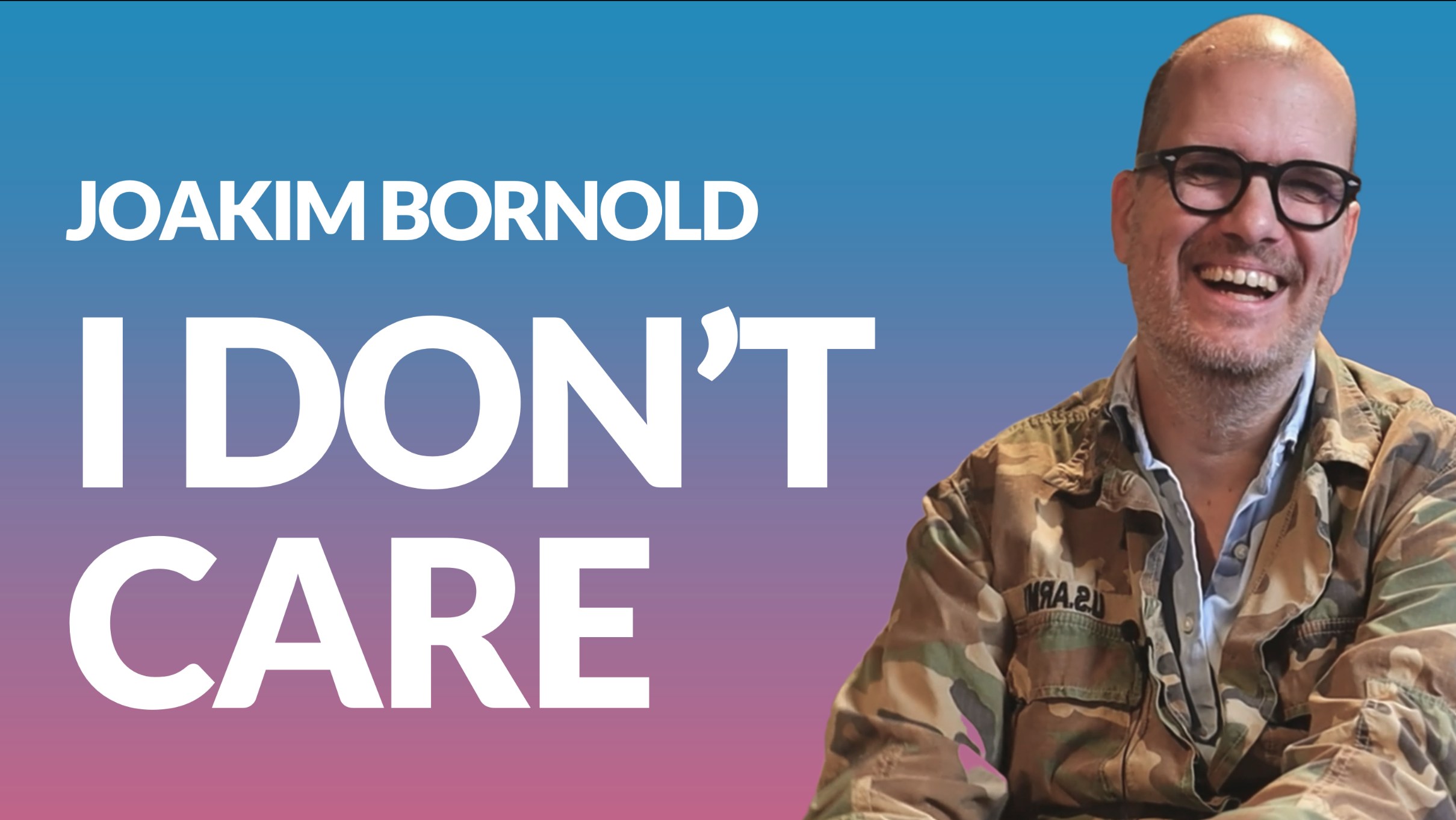 Joakim Bornold on ThinkRoom